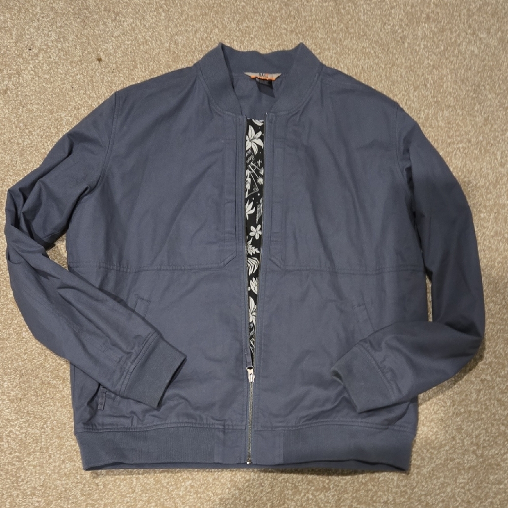 5.11 Tactical Blue/Gray Bomber Jacket with Classic Collar